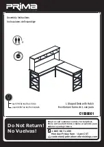 Предварительный просмотр 1 страницы Prima C1930001 Assembly Instructions Manual