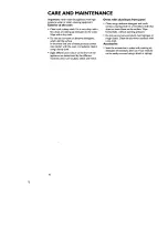 Preview for 11 page of Prima LPR 9020 Instructions For Use Manual