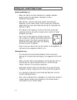 Предварительный просмотр 14 страницы Prima LPR472 User Instructions