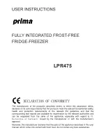 Prima LPR475 User Instructions preview