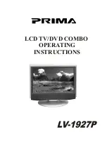 Prima LV-1927P Operating Instructions Manual preview