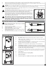 Preview for 13 page of Prima MIG 204 Operating And Maintenance Manual