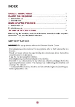 Preview for 3 page of Prima Opera 42 Operating Instructions Manual