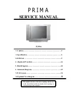 Prima P-2916 Service Manual preview