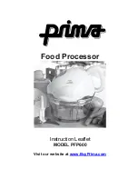 Prima PFP600 Instruction Leaflet preview