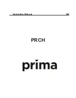 Preview for 1 page of Prima PRCH Instruction Manual