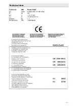 Preview for 4 page of Prima PUNTO PLAST Instruction Manual