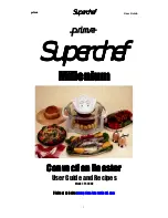 Prima Superchef Millenium PSC002 User Manual preview