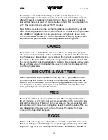 Preview for 10 page of Prima Superchef Millenium PSC002 User Manual