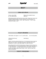 Preview for 18 page of Prima Superchef Millenium PSC002 User Manual