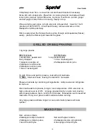 Preview for 22 page of Prima Superchef Millenium PSC002 User Manual