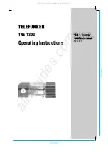 Предварительный просмотр 1 страницы Prima Telefunken TNE 1302 Operating Instructions Manual