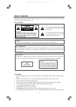 Preview for 3 page of Prima Telefunken TNE 1302 Operating Instructions Manual