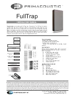 Primacoustic FullTrap Installation Manual preview