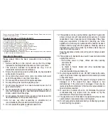 Предварительный просмотр 12 страницы Primada PCR-1500 Instruction Manual