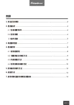 Preview for 3 page of Primada PCR1510 Instruction Manual