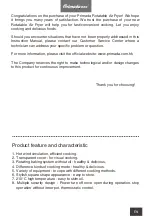 Preview for 17 page of Primada PCR1510 Instruction Manual