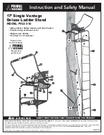 PRIMAL TREESTANDS PVLS-316 Instruction And Safety Manual preview