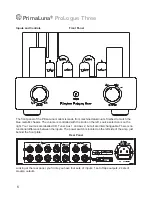 Preview for 6 page of PrimaLuna ProLogue Three Manual