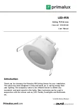 Primalux LED-PIR 520.001UK User Manual предпросмотр