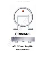 Primare A31.2 Service Manual preview