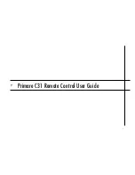 Primare C31.1 User Manual preview