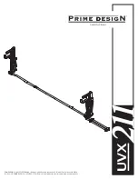 Prime Design UVX-211 Assembly Manual preview