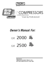 Prime Source Speroni Pumps Grip-Rite GR 2000 Owner'S Manual preview