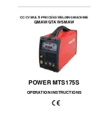 Prime Tech POWER MTS175S Operation Instructions Manual preview