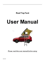 Preview for 1 page of Prime Tech Roof top Tent User Manual