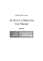 Preview for 1 page of Prime AT PLUS_CDMA(3G) User Manual