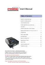 Preview for 2 page of Prime BASIC RPT-T300 User Manual