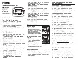 Preview for 3 page of Prime TNID7111 Quick Start Manual