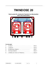 Предварительный просмотр 13 страницы Prime TWINDOSE 20 Instruction Manual