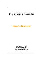 Prime ULTIMA 20 User Manual preview