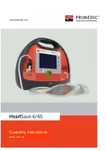 Primedic HeartSave 6 Operating Instructions Manual предпросмотр