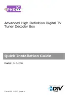 PrimeDTV Technologies PHD-200 Quick Installation Manual preview