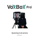 PrimeLight VoxBox Pro Operating Instructions Manual preview