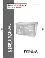 Primera Bravo 4102 XRP User Manual preview