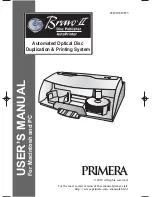 Primera Bravo II Disk Publisher User Manual preview