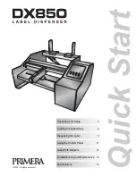 Preview for 1 page of Primera DX850 Quick Start Manual