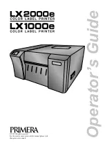 Primera LX1000e Operator'S Manual предпросмотр