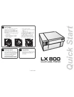 Preview for 1 page of Primera LX800 Quick Start