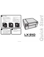 Preview for 1 page of Primera LX810 Quick Start