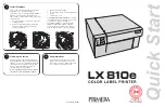 Preview for 1 page of Primera LX810e Quick Start