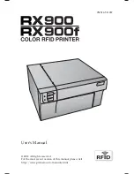 Предварительный просмотр 1 страницы Primera RX900 User Manual