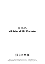 Primera VIPColor VP485 Unwinder User Manual preview