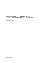 Preview for 1 page of PRIMERGY Econel 230R S1 Operating Manual