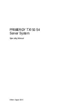 Preview for 1 page of PRIMERGY TX150 S4 Operating Manual