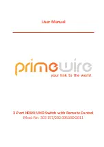 Предварительный просмотр 1 страницы Primewire 20200530DG011 User Manual